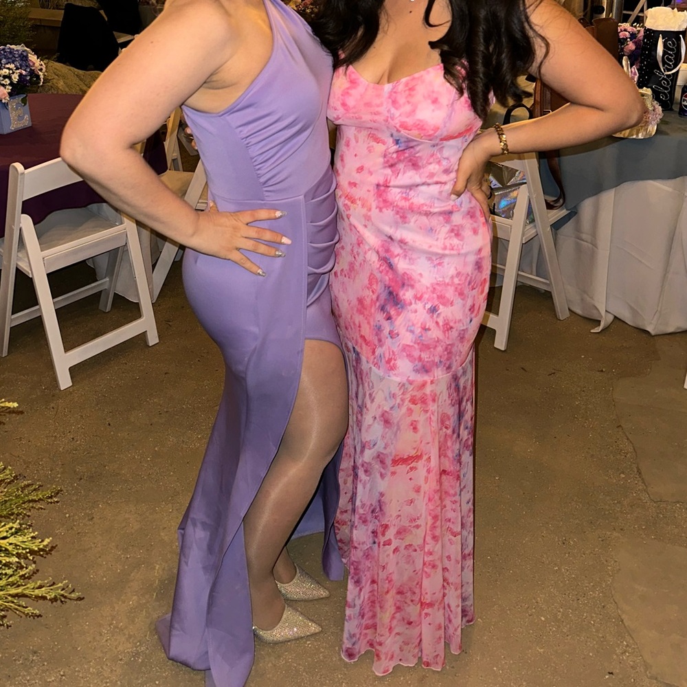 Pink ombré dress
